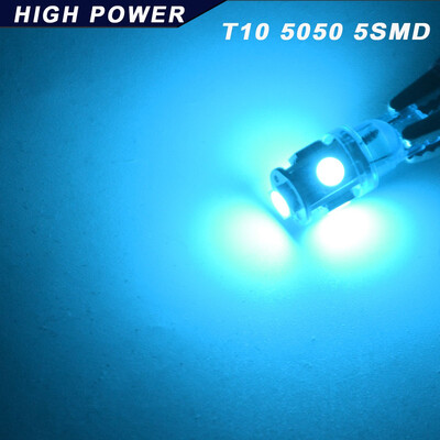 

20x Ice Blue T10 5050 LED Dome Map Interior Light Bulbs 161 168 175 192 194 2825