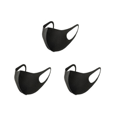 

3pcs Anti Dust Face Cover Mouth Dust Mask Mouth Cover Winter Mask Sponge