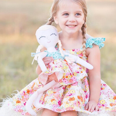 

Toddler Kids Baby Girls Ruffles Floral Ribbons Princess Dresses Skirt Clothes
