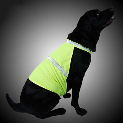 

Pets Fluorescent Security Coat Russian Dog Reflective Vest Clothes Safety Luminous Waterproof Pet Clothing