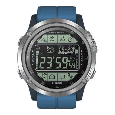 

Zeblaze VIBE 3S Smartwatch 50m Waterproof 2 Years Standby Time Pedometer