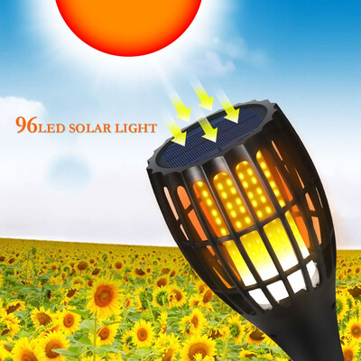 

〖Follure〗Outdoor Solar Waterproof Flashing Landscape Decorative Lighting Lawn Lamp 96LED