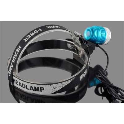 

T6 LED Light 1000 Lumens 3 Modes Outdoor Water Resistant Headlight Headlamp Bicycle Light Flashlight Headband Rubber Rings