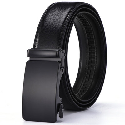 

New Fashion Designer Belts for Men Sliding Buckle Ratchet Men Belt Automatic Fashion ceinture homme