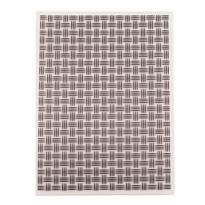 

Weave Plastic Embossing Folder DIY Scrapbooking Photo Album Craft Template