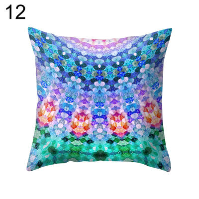 

Bohemian Style Square Throw Pillow Protector Case Cushion Cover Sofa Bed Decor