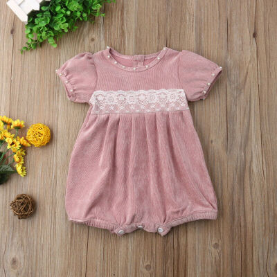 

Cute Newborn Baby Girl Lace Princess Romper Jumpsuit Bodysuit Outfits Clothes