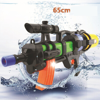 

High pressure air pressure water pump pull type 65cm long range children summer water toys to spread heat