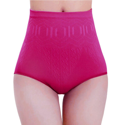 

Womens High Rise Breathable Underwear Solid Shapewear Panties Thongs Lingerie
