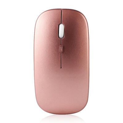 

W8 24G Wireless Rechargeable Thin Silent Mouse 1600DPI 4 Keys Optical Mice