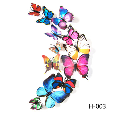 

12pcs PVC Butterfly Wall Stickers Butterflies Decors for Home Wedding Party