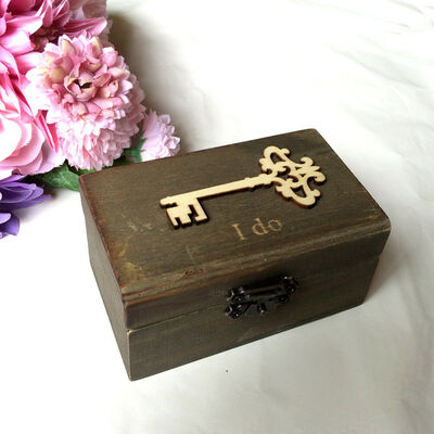 

Christmas Gift 10 Retro Styles Wood Ring Box Pendant Bracelet Engagement Diamond