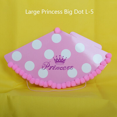 

FUNNYBUNNY Large Adult Birthday Hat Five-pointed Star Polka Dot Hat Party Decor Party Hair Ball Cap Child Birthday Party Decor