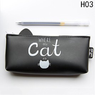 

New Fashion Stationery Cat Pencil Bag Ship Type Pectin Pencil Bag Student Pencil Case Storage Package Stationery Bag