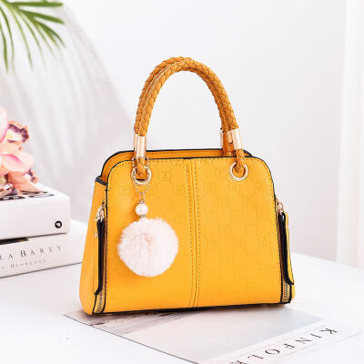 

Ladies bag 2019 new fashion single shoulder Messenger bag PU leather wild small bag handbag female bag simple Korean version