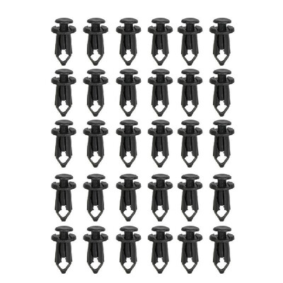 

Nylon Bumper Fasteners Fender Rivet Clips 30PCS 9mm Universal Auto Clips & Fastener for Bumper Fender Clips Replacement