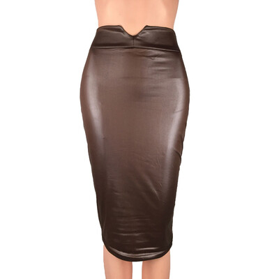 

Womens Sexy Slim Office Trend Skirt Triangle Open Slim High Waist Pencil Skirt