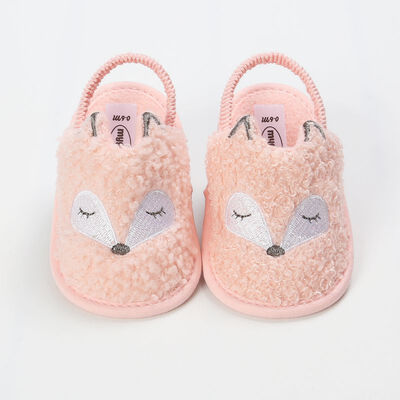 

2019 Toddler First Walkers Cartoon Baby Girl Shoes Baby Shoes Winter Indoor Slippers Plus Velvet Prewalker