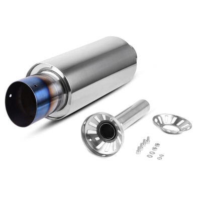 

3 Inch Chrome Muffler TipUniversal Exhaust Muffler Tip Welding Needed 3" x 4" x 19"