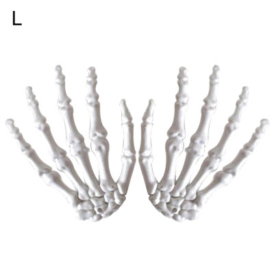 

1 Pair Plastic Halloween Adult Skeleton Hand Prop Haunted House Party Decoration