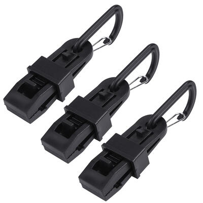 

3pcs Tents Wind Rope Awnings Clamp Tighten Outdoor Camping Plastic Clips