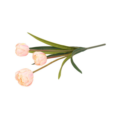 

Gobestart Tulip Artificial Flower Latex Real Bridal Wedding Bouquet Home Decor