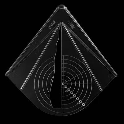 

Greensen Plastic Center Finder for Square Round Octagon&Sexangle Woodwork Tool