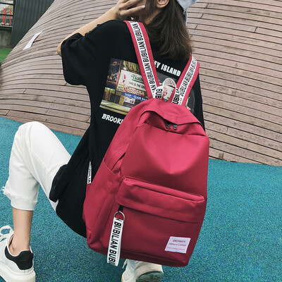 

Well bf feels the trend of girls schoolbags Korean version of high school students college students campus double shoulder ba