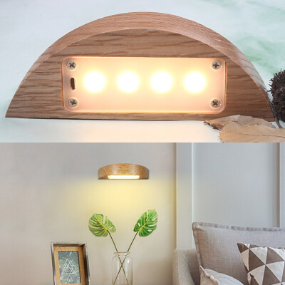 

〖Follure〗USB Rechargeable Creative LED Wooden Drawer Box Shape Light Desk Night Lamp