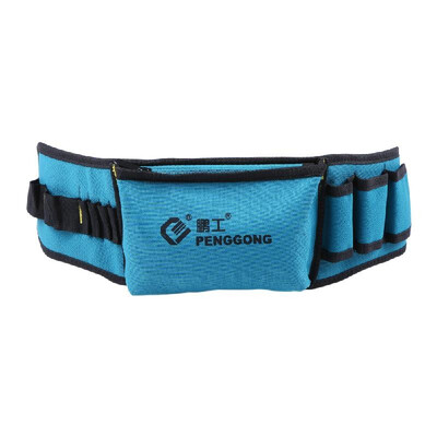 

PENGGONG Multi-functional Waist Tool Bag Pockets Pouch Organizer Oxford Canvas Chisel Repairing Tool Pockets with Belt Wearable &
