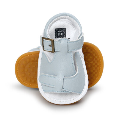 

2017 Summer Baby Girls Boys Sandals Anti-kick Toe-cap Children Shoes Soft PU Leather Baby Girls Shoes Kids Sandals