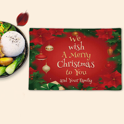 

Tailored Christmas Ddecorations Restaurant Hotel Creative Household Goods Table Mat