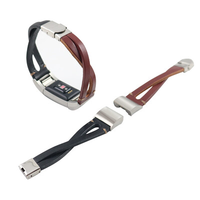 

〖Follure〗Replacement Leather Wristband Band Strap Bracelet For Fitbit Charge 2