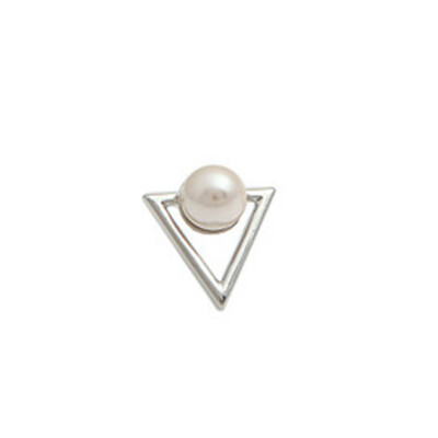 

Retro Earrings Personalized Triangle Imitation Pearl Earrings For Women Jewelry Geometric Earrings