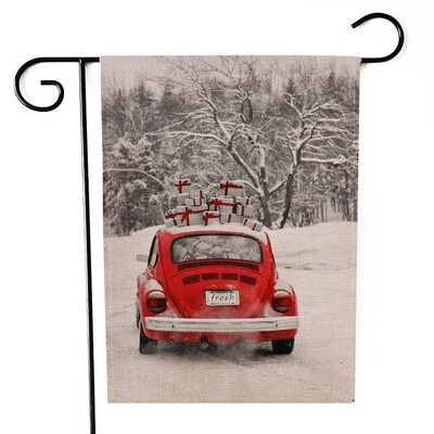 

Tailored Christmas Garden Flag Double Sided Banner Outdoor Lawn Decor Flag