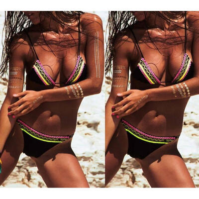 

Sexy Women Bikini Swimwear Push-up Padded Bandage Swimsuit Bathing Suit