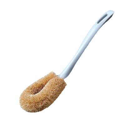 

Home Kitchen Reusable Non-Stick Long Handle Oil Pot Dish Cleaning Brush Scrubber