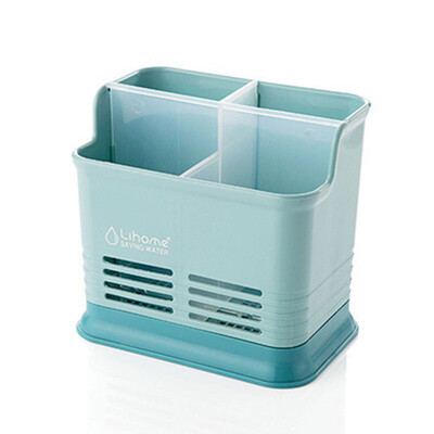 

Kitchen Tabletop Candy Color Compartment Hollow Chopsticks Cage