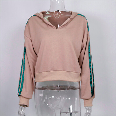 

Nomeni Women Autumn Winter Long Sleeve Casual Hooded Sweatshirt Pullover Top Blouse