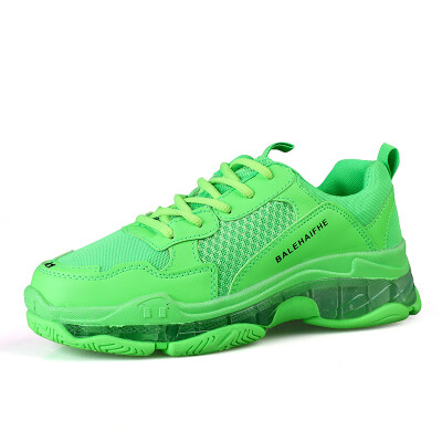 

Men&women couples platform sneakers jelly bottom sneakers