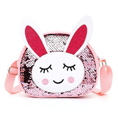 

PU Sling Bag Rabbit Fashion Sequin Packs Kids Girl Crossbody Shoulder Bags