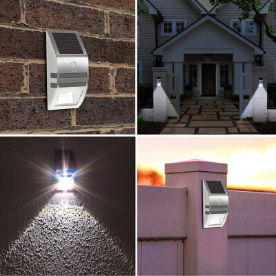 

〖Follure〗Solar Powered LED Wall Light Motion Sensor Security Lamp Outdoor Lamp RF 2PC