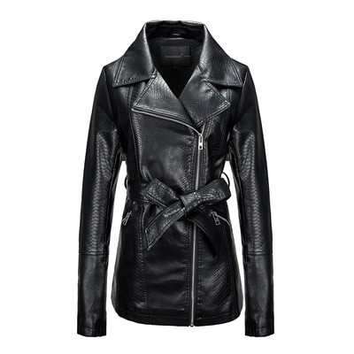 

DI NA WEI SI Womens PU autumn&winter motorcycle jacket 15946