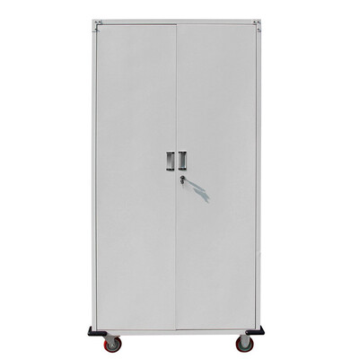 

Ktaxon 70" tall Metal Rolling Garage Tool Box Storage Cabinet Shelving Stainless Steel Doors