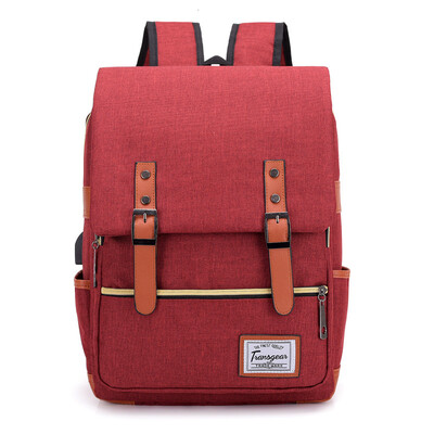 

USB backpack female bag male leisure travel computer bag