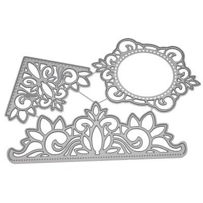 

Gobestart New Flower Heart Metal Cutting Dies Stencils DIY Scrapbooking Album Paper Card