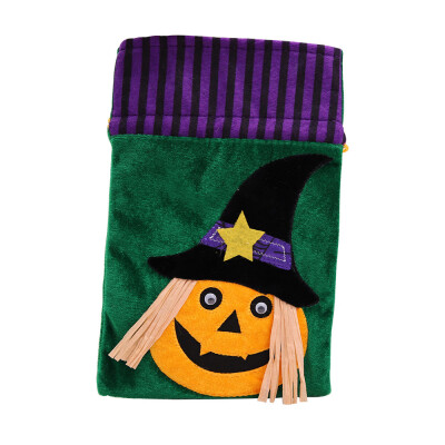 

Toponeto Halloween Cute Witches Candy Bag Packaging Children Party Storage Bag Gift