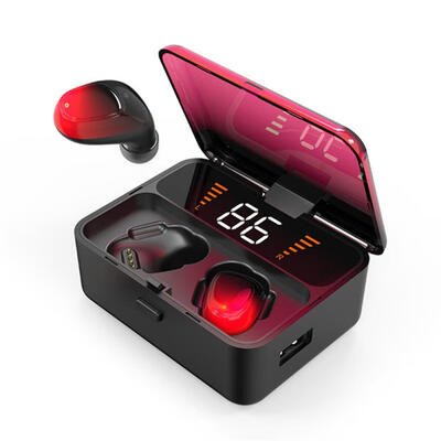

ES01 TWS Wireless Earbuds Mini Bluetooth 50 Touch Control Headsets With Digital Display True Stereo Mic Earphone
