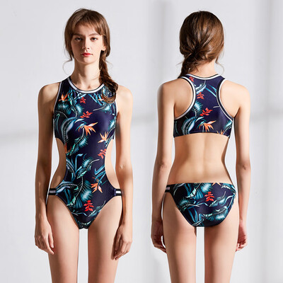 

Saidsome Women Swimsuit Sports Swimming Swimwear Diving Suit Piece Water Surf Swim Sexy diving suit diving water diving mask