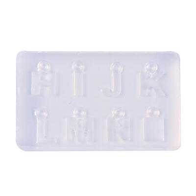 

Reusable English Letter Pattern Nail Art Decorations DIY Templates Mold